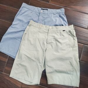 Travis Mathew (Lot Of 2) Mens Golf Shorts  RN123280 Size 32 Stretch Performance